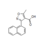 5-甲基-3-(1-萘基)异噁唑-4-甲酸