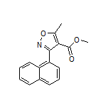 5-甲基-3-(1-萘基)异噁唑-4-甲酸甲酯