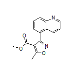 5-甲基-3-(5-喹啉基)异噁唑-4-甲酸甲酯