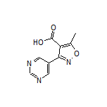 5-甲基-3-(5-嘧啶基)异噁唑-4-甲酸