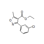 3-(3-氯苯基)-5-甲基异噁唑-4-甲酸乙酯