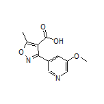 3-(5-甲氧基-3-吡啶基)-5-甲基异噁唑-4-甲酸
