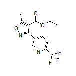 5-甲基-3-[6-(三氟甲基)-3-吡啶基]异噁唑-4-甲酸乙酯
