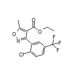 3-[2-氯-5-(三氟甲基)苯基]-5-甲基异噁唑-4-甲酸乙酯