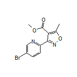 3-(5-溴-2-吡啶基)-5-甲基异噁唑-4-甲酸甲酯