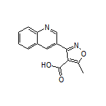 5-甲基-3-(3-喹啉基)异噁唑-4-甲酸