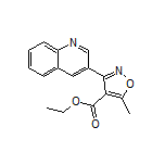 5-甲基-3-(3-喹啉基)异噁唑-4-甲酸乙酯