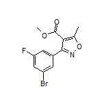 3-(3-溴-5-氟苯基)-5-甲基异噁唑-4-甲酸甲酯