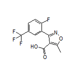 3-[2-氟-5-(三氟甲基)苯基]-5-甲基异噁唑-4-甲酸