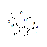 3-[2-氟-5-(三氟甲基)苯基]-5-甲基异噁唑-4-甲酸乙酯