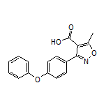 5-甲基-3-(4-苯氧基苯基)异噁唑-4-甲酸