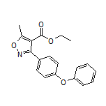 5-甲基-3-(4-苯氧基苯基)异噁唑-4-甲酸乙酯