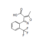 5-甲基-3-[2-(三氟甲基)苯基]异噁唑-4-甲酸