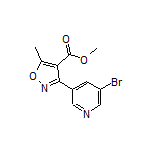 3-(5-溴-3-吡啶基)-5-甲基异噁唑-4-甲酸甲酯