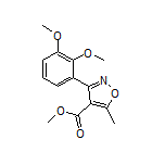 3-(2,3-二甲氧基苯基)-5-甲基异噁唑-4-甲酸甲酯