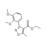 3-(2,3-二甲氧基苯基)-5-甲基异噁唑-4-甲酸乙酯