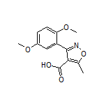 3-(2,5-二甲氧基苯基)-5-甲基异噁唑-4-甲酸