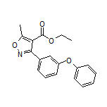 5-甲基-3-(3-苯氧基苯基)异噁唑-4-甲酸乙酯