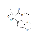 3-(3,4-二甲氧基苯基)-5-甲基异噁唑-4-甲酸乙酯