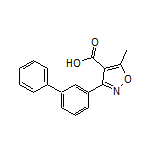 3-(3-联苯基)-5-甲基异噁唑-4-甲酸