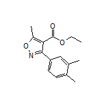3-(3,4-二甲基苯基)-5-甲基异噁唑-4-甲酸乙酯