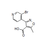 3-(3-溴-4-吡啶基)-5-甲基异噁唑-4-甲酸
