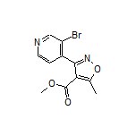 3-(3-溴-4-吡啶基)-5-甲基异噁唑-4-甲酸甲酯