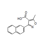 5-甲基-3-(2-萘基)异噁唑-4-甲酸
