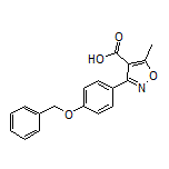 3-[4-(苄氧基)苯基]-5-甲基异噁唑-4-甲酸