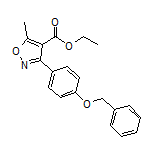 3-[4-(苄氧基)苯基]-5-甲基异噁唑-4-甲酸乙酯
