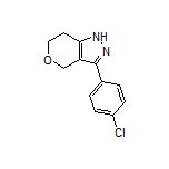 3-(4-氯苯基)-1,4,6,7-四氢吡喃并[4,3-c]吡唑