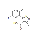 3-(2,5-二氟苯基)-5-甲基异噁唑-4-甲酸