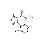 3-(2,5-二氟苯基)-5-甲基异噁唑-4-甲酸乙酯