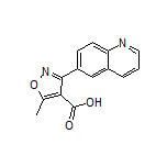 5-甲基-3-(6-喹啉基)异噁唑-4-甲酸