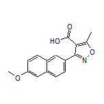 3-(6-甲氧基-2-萘基)-5-甲基异噁唑-4-甲酸