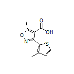 5-甲基-3-(3-甲基-2-噻吩基)异噁唑-4-甲酸