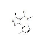 5-甲基-3-(3-甲基-2-噻吩基)异噁唑-4-甲酸甲酯