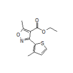 5-甲基-3-(3-甲基-2-噻吩基)异噁唑-4-甲酸乙酯