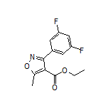 3-(3,5-二氟苯基)-5-甲基异噁唑-4-甲酸乙酯