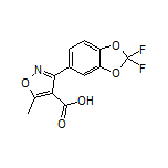 3-(2,2-二氟苯并[d][1,3]二噁茂-5-基)-5-甲基异噁唑-4-甲酸