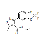 3-(2,2-二氟苯并[d][1,3]二噁茂-5-基)-5-甲基异噁唑-4-甲酸乙酯
