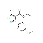 3-(4-乙氧基苯基)-5-甲基异噁唑-4-甲酸乙酯