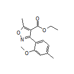 3-(2-甲氧基-4-甲基苯基)-5-甲基异噁唑-4-甲酸乙酯
