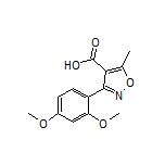 3-(2,4-二甲氧基苯基)-5-甲基异噁唑-4-甲酸