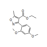 3-(2,4-二甲氧基苯基)-5-甲基异噁唑-4-甲酸乙酯