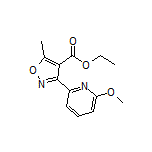 3-(6-甲氧基-2-吡啶基)-5-甲基异噁唑-4-甲酸乙酯
