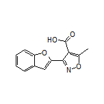 3-(苯并呋喃-2-基)-5-甲基异噁唑-4-甲酸
