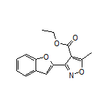 3-(苯并呋喃-2-基)-5-甲基异噁唑-4-甲酸乙酯