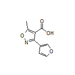 3-(3-呋喃基)-5-甲基异噁唑-4-甲酸