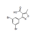 3-(3,5-二溴苯基)-5-甲基异噁唑-4-甲酸